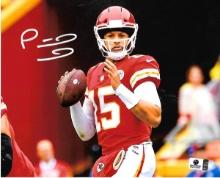 Patrick Mahomes Kansas City Chiefs Autographed 8x10 Photo coa *4