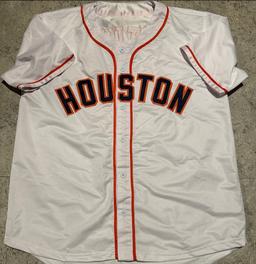 Jose Altuve Houston Astros Autographed Custom Baseball Jersey coa