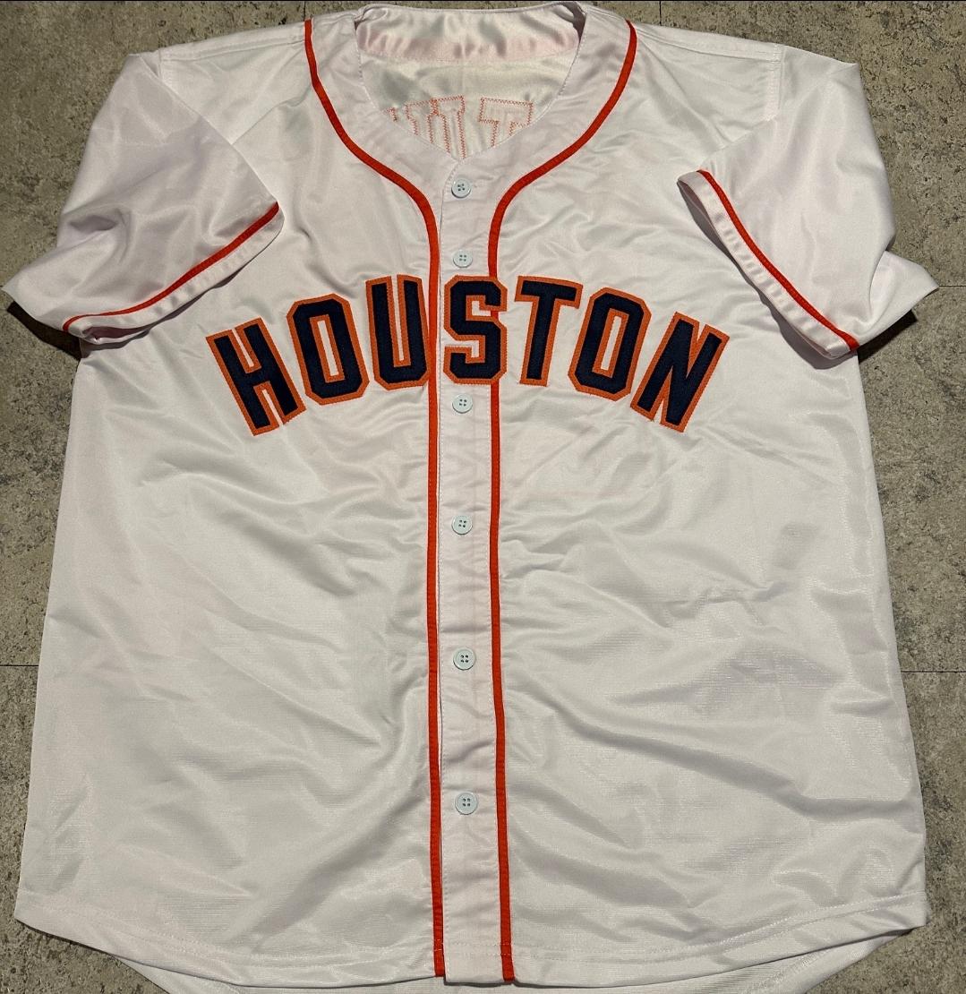 Jose Altuve Houston Astros Autographed Custom Baseball Jersey coa
