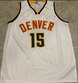 Nikola Jokic Denver Nuggets Autographed Custom Basketball Jersey coa