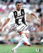 Cristiano Ronaldo Juventus FC Autographed 8x10 Photo coa