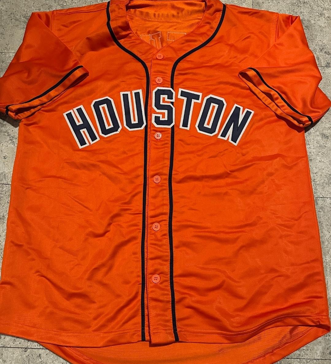 Jose Altuve Houston Astros Autographed Custom Baseball Jersey coa