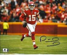 Patrick Mahomes Kansas City Chiefs Autographed 8x10 Photo coa