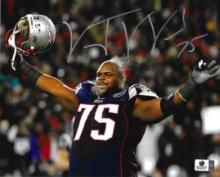 Vince Wilfork New England Patriots Autographed 8x10 Photo coa