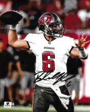 Baker Mayfield Tampa Bay Buccaneers Autographed 8x10 Photo coa