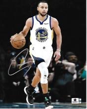 Stephen Curry Golden State Warriors Autographed 8x10 Photo coa