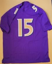 Marquise Brown Baltimore Ravens Autographed Custom Football Jersey coa