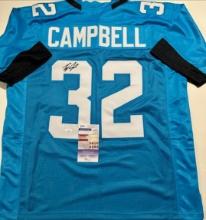 Tyson Campbell Jacksonville Jaguars Autographed Custom Football Jersey coa