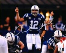 Andrew Luck Indianapolis Colts Autographed 8x10 Photo coa
