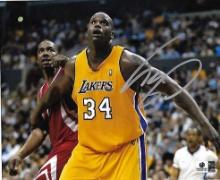 Shaquille O'Neal Los Angeles Lakers Autographed 8x10 Photo coa