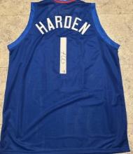 James Harden Los Angeles Clippers Autographed Basketball Jersey coa