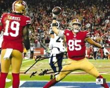 George Kittle San Francisco 49ers Autographed 8x10 Photo coa