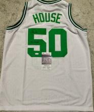 Eddie House Boston Celtics Autographed & Insc Custom Basketball Jersey coa