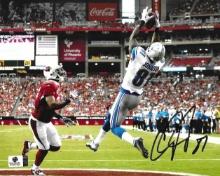 Calvin Johnson Detroit Lions Autographed 8x10 Photo coa