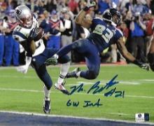 Malcolm Butler New England Patriots Autographed & Insc 8x10 Photo coa