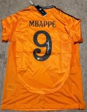 Kylian Mbappe Real Madrid Autographed 2024-25 Adidas Home Jersey coa