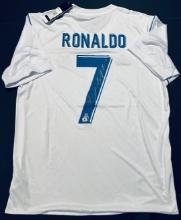 Cristiano Ronaldo Real Madrid Autographed 2014-15 Adidas Home Soccer Jersey coa