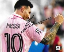 Lionel Messi Inter Miami CF Autographed 8x10 Photo coa