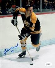 Johnny Bucyk Boston Bruins Autographed 8x10 Photo coa