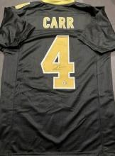 Derek Carr New Orleans Saints Autographed Custom Football Jersey coa