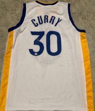 Stephen Curry Golden State Warriors 09-10 Autographed Custom Basketball Jersey coa