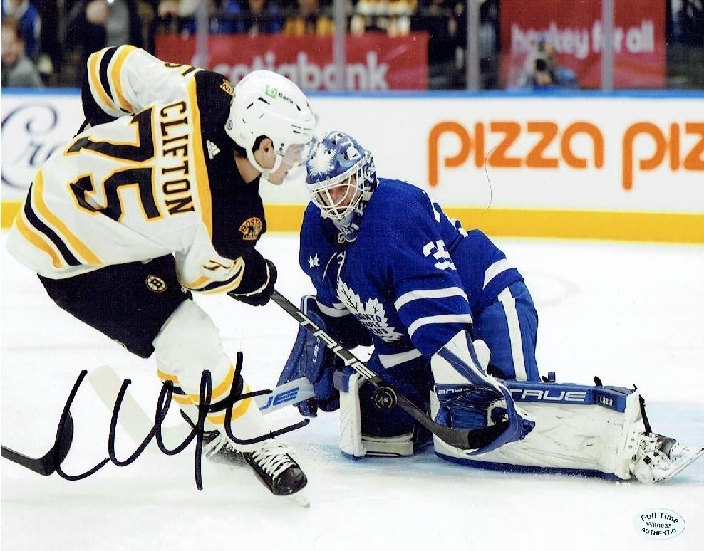Connor Clifton & Matt Grzelcyk Boston Bruins Autographed 8x10 Photo Lot coa