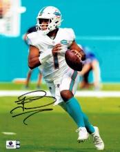 Tua Tagovailoa Miami Dolphins Autographed 8x10 Photo coa