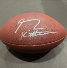 George Kittle San Francisco 49ers Autographed Wilson Football coa