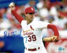 Bob Tewksbury St. Louis Cardinals Autographed 8x10 Photo Hologram