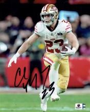 Christian McCaffery San Francisco 49ers Autographed 8x10 Photo coa