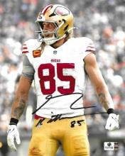 George Kittle San Francisco 49ers Autographed 8x10 Photo coa
