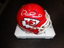 Patrick Mahomes Kansas City Chiefs Autographed Riddell Mini-Helmet coa