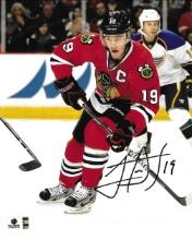 Jonathan Towes Chicago Black Hawks Autographed 8x10 Photo coa