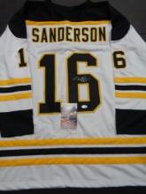 Derek Sanderson Boston Bruins Autographed Custom Black Hockey Jersey coa