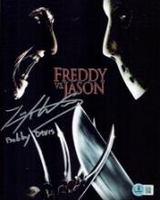 Zach Ward Freddy vs Jason Autographed & Inscribed 8x10 Photo Hologram