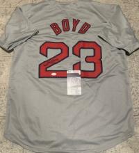 Dennis 'Oil Can' Boyd Boston Red Sox Autographed Custom Baseball Jersey coa