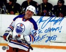 Glenn Anderson Edmonton Oilers Autographed & Insc 8x10 Photo Hologram