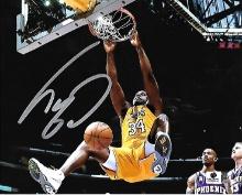 Shaquille O'Neal Los Angeles Lakers Autographed 8x10 Photo coa