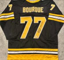 Ray Bourque Boston Bruins Autographed & Insc Custom Hockey Jersey Hologram