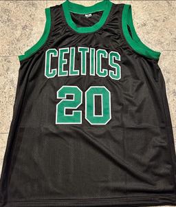 J.D. Davison Boston Celtics Autographed Custom Basketball Jersey coa