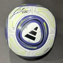 Lionel Messi Inter Miami CF Autographed Adidas Soccer Ball coa
