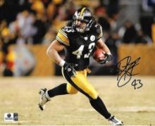 Troy Polamalu Pittsburgh Steelers Autographed 8x10 Photo coa