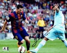 Lionel Messi FC Barcelona Autographed 8x10 Photo coa