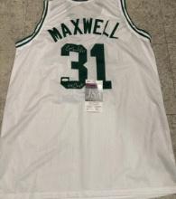 Cedric Maxwell Boston Celtics Autographed & Insc Custom Basketball Jersey coa