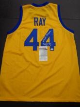 Clifford Ray Golden State Warriors Autographed & Insc Custom Basketball Jersey coa