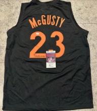 Kameron McGusty Miami Hurricanes Autographed Custom Basketball Jersey coa