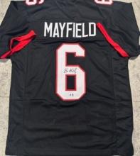 Baker Mayfield Tampa Bay Buccaneers Autographed Custom Football Jersey coa