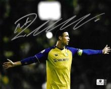Cristiano Ronaldo Al Nassr FC Autographed 8x10 Photo coa