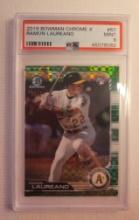 Ramon Laureano A's 2019 Bowman Chrome X Rookie 6/31 Graded Mint 9