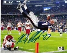 Rob Gronkowski New England Patriots Autographed 8x10 Photo coa